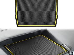auovo Dashboard Mats for Subaru Forester Accessories 2019-2023/ Crosstrek 2018-2023 / Impreza 2018-2023 Car Interior Silicone Material Dash Pad Liner (Yellow