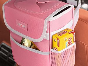 HOTOR Car Trash Can with Lid
