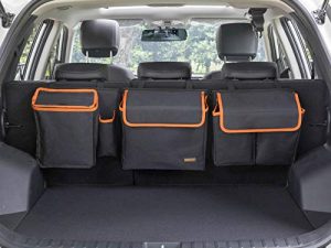MARKSIGN Deluxe Trunk and Backseat Organizer for Medium or large size SUVs & RVs