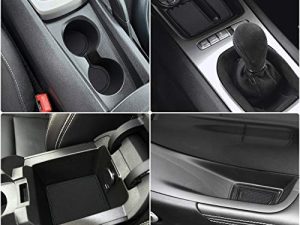 auovo 8pcs/kit Anti-dust Mats for Chevy Camaro Accessories 2010 2011 2012 2013 2014 2015 Car Cup Holder Inserts