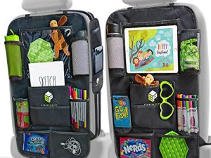 Universal Car Backseat Organizer Set – 2 Back Seat Organizers and Storage for kids