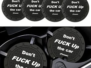 TRNOI Car Cup Holder Coaster 4Pack