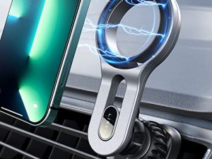 LISEN Magnetic Phone Holder for Car Mount Upgraded Clip Cell Phone Holder Car 360° Unobstructed…