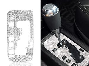 ASUBHA Bling Gear Shift Box Frame Cover Trim Sticker