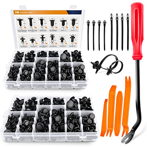 GOOACC 480PCS Bumper Retainer Clips with Fastener Remover Car Plastic Rivets Fasteners Push Retainer Kit -Door Trim Panel Clips for Toyota GM Ford Honda Acura Chrysler GOOACC 480PCS Bumper Retainer Clips with Fastener Remover Car Plastic Rivets Fasteners Push Retainer Kit -Door Trim Panel Clips for Toyota GM Ford Honda Acura Chrysler