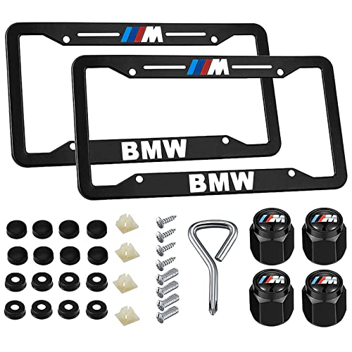 Black License Plate Frames for BMW-M Black License Plate Frames for BMW-M