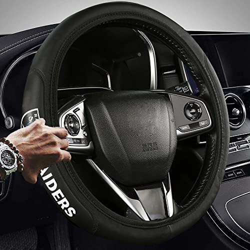 HFFW Retractable Steering Wheel Cover fit for Raiders Car Accessories Compatible with 15Inch Steering Wheel Most Auto HFFW Retractable Steering Wheel Cover fit for Raiders Car Accessories Compatible with 15Inch Steering Wheel Most Auto