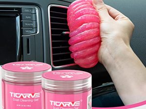 TICARVE Cleaning Gel Car Putty Car Clean Putty Gel Auto Tools Car Interior Cleaner Car Cleaner Car Cleaning Slime Car Assecories Keyboard Cleaner Rose 2Pack