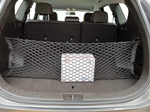 Envelope Style Automotive Elastic Trunk Mesh Cargo Net for Kia Sportage LX EX SX X-Line 2023 - Premium Trunk Organizer and Storage - Luggage Net for Crossover - Best Car Organizer for Kia Sportage