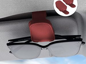 2 Pieces Sunglasses Holders for Car Sun Visor