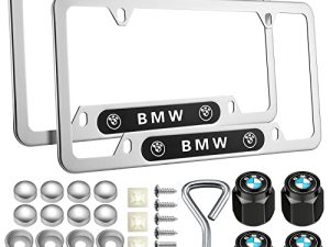 Stainless Steel License Plate Frames for BMW