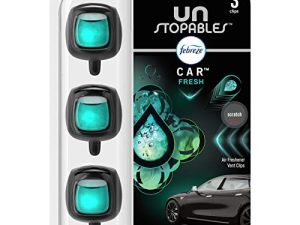 Febreze Unstopables Car Odor-Fighting Car Freshener Vent Clip Fresh