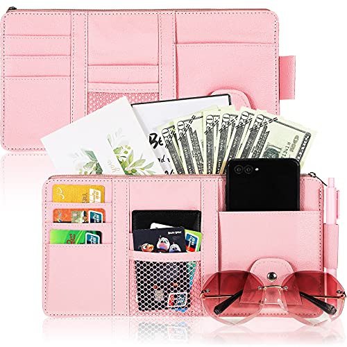 Boao 2 Packs Car Sun Visor Organizer Boao 2 Packs Car Sun Visor Organizer