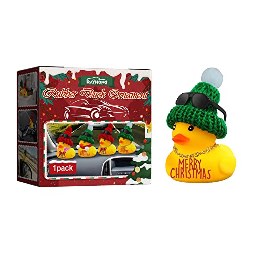 Christmas Car Rubber Duck Ornament Duck Christmas Car Rubber Duck Ornament Duck