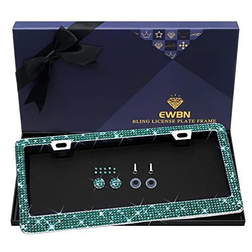 Bling Rhinestone License Plate Frame for Women Bling Rhinestone License Plate Frame for Women