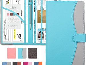FORYOU Car Registration and Insurance Holder with Magnetic Closure
