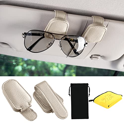 ANMEI 2 Pack Sunglass Holder for Car Visor ANMEI 2 Pack Sunglass Holder for Car Visor
