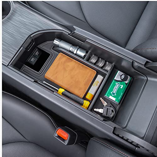 TOPINSTALL Center Console Tray Compatible with 2018-2023 Toyota Camry XLE XSE and 2020-2023 Camry LE SE with Dual USB Ports TOPINSTALL Center Console Tray Compatible with 2018-2023 Toyota Camry XLE XSE and 2020-2023 Camry LE SE with Dual USB Ports