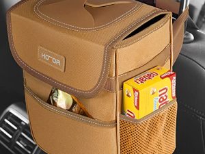 HOTOR Car Trash Can with Lid