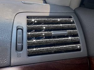 YIXIND 10 Pieces Bling Car Vent Outlet Trim