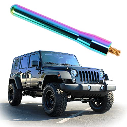 KSaAuto Antenna for Jeep Wrangler JK JT Gladiator Rubicon Sahara 2007-2023 | 5 Inch Car Radio Antenna Replacement | Jeep Accessories Designed for Optimized AM FM Radio Signal Reception KSaAuto Antenna for Jeep Wrangler JK JT Gladiator Rubicon Sahara 2007-2023 | 5 Inch Car Radio Antenna Replacement | Jeep Accessories Designed for Optimized AM FM Radio Signal Reception