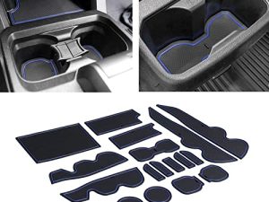 JDMCAR Liner Accessories Compatible with 2023 2022 Toyota Tacoma 2016 2017 2018 2019 2020 2021 Custom Fit Cup and Door Center Console Inserts (Double Cab