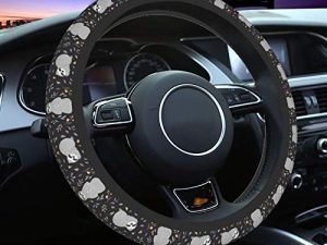 Delerain Cute Baby Sloths Steering Wheel Covers