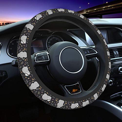 Delerain Cute Baby Sloths Steering Wheel Covers Delerain Cute Baby Sloths Steering Wheel Covers