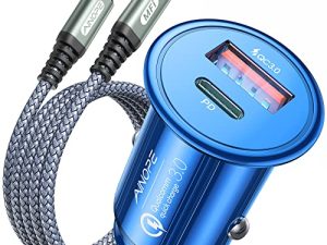 [Apple MFi Certified] iPhone Car Charger Fast Charging