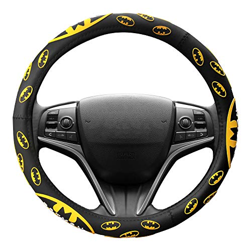 Finex Silicone Batman Superhero Auto Car Steering Wheel Cover - Black - Universal Fit Finex Silicone Batman Superhero Auto Car Steering Wheel Cover - Black - Universal Fit