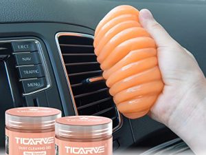 TICARVE Cleaning Gel Detail Putty Car Gel Auto Detailing Tools Car Interior Cleaner Car Cleaning Slime Car Assecories Keyboard Cleaner Orange 2Pack New