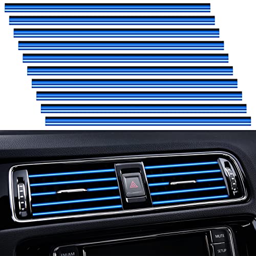 PYHLVCLF 20 Pieces Universal Car Air Conditioner Vent Trim Decoration Strip Accessories PYHLVCLF 20 Pieces Universal Car Air Conditioner Vent Trim Decoration Strip Accessories