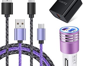 Type C Charger Fast Charging Block Car Charger for Samsung Galaxy S22 S22+ S22 Ultra/S21 FE/S21 Ultra/S20 Note 20 Z Flip 4 3 A53 A13 A03S A12 A32 A52