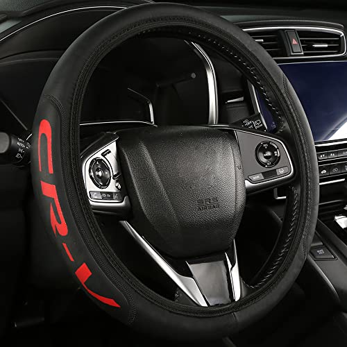 TINSATINEI Elastic Car Letters Steering Wheel Cover Compatible with Honda CRV CR-V Steering Wheel Cover for Men Women Car Accessories Red TINSATINEI Elastic Car Letters Steering Wheel Cover Compatible with Honda CRV CR-V Steering Wheel Cover for Men Women Car Accessories Red