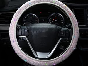 LETADUTO Bling Car Steering Wheel Cover