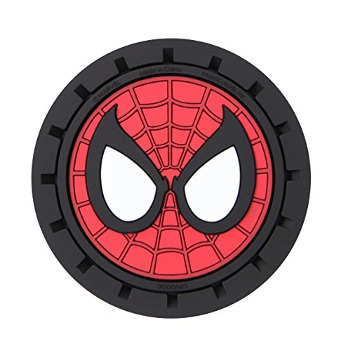 Plasticolor 000663R01 Spiderman Auto Car Truck SUV Cup Holder Coaster 2-Pack Plasticolor 000663R01 Spiderman Auto Car Truck SUV Cup Holder Coaster 2-Pack