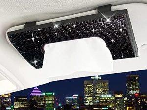 ChuLian Bling Bling Car Sun Visor Tissue Box Holder