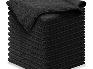USANOOKS Microfiber Cleaning Cloth - 12Pcs (16x16 inch) High Performance - 1200 Washes
