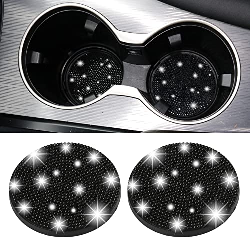 SINGARO Bling Cup Holder Coasters for Car SINGARO Bling Cup Holder Coasters for Car