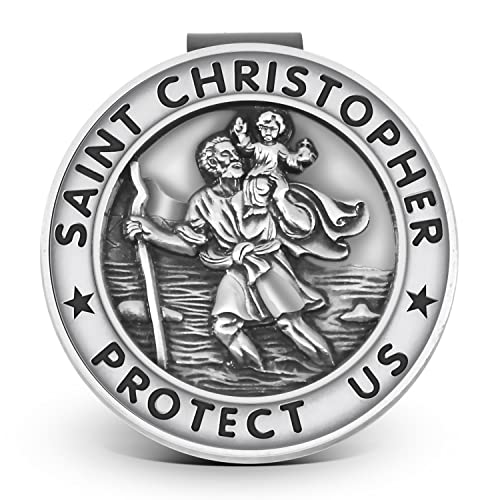 AKITSUMA Saint Christopher Visor Clip AKITSUMA Saint Christopher Visor Clip