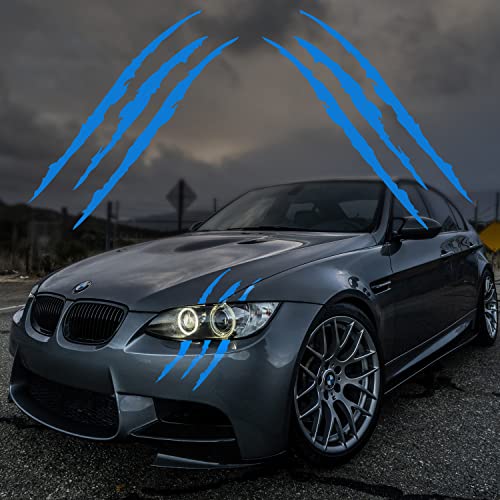 Ouzorp2PCS Claw Marks Headlight Decal Ouzorp2PCS Claw Marks Headlight Decal