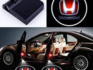 Compatible with Honda Welcome Light 2 pcs Wireless car Projection lamp