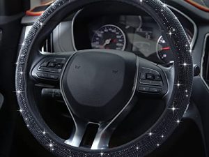LETADUTO Bling Car Steering Wheel Cover