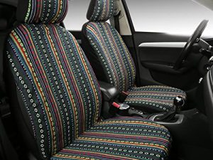 PONYJOYUP Baja Saddle Blanket Car Seat Covers 4PCS Front