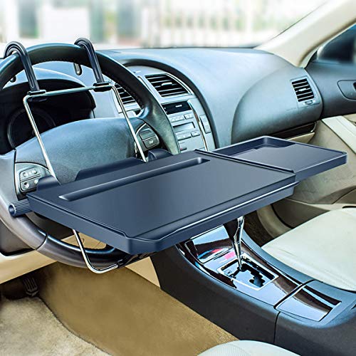 2 in 1 Car Steering Wheel Tray / Back Seat Headrest Tray for Eating Food Drink and Writing Laptop Work 2 in 1 Car Steering Wheel Tray / Back Seat Headrest Tray for Eating Food Drink and Writing Laptop Work