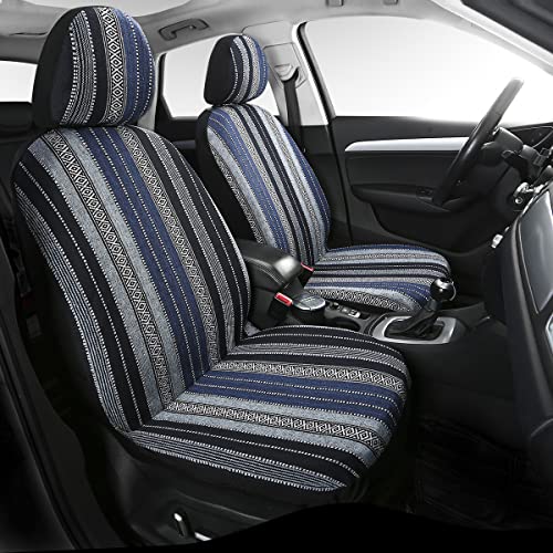 PONYJOYUP Baja Saddle Blanket Car Seat Covers 4PCS Front PONYJOYUP Baja Saddle Blanket Car Seat Covers 4PCS Front