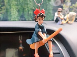 Car Decoration Pendant Cute Anime Magical Girl Flying Pendant Car Rearview Mirror Pendant Car Interior Decoration Accessories