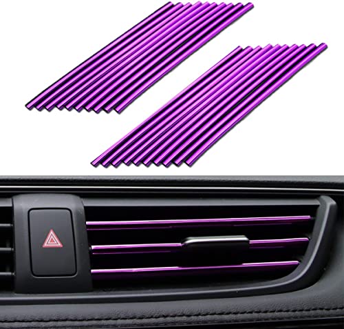 20 Pieces Car Air Conditioner Decoration Strip for Vent Outlet 20 Pieces Car Air Conditioner Decoration Strip for Vent Outlet