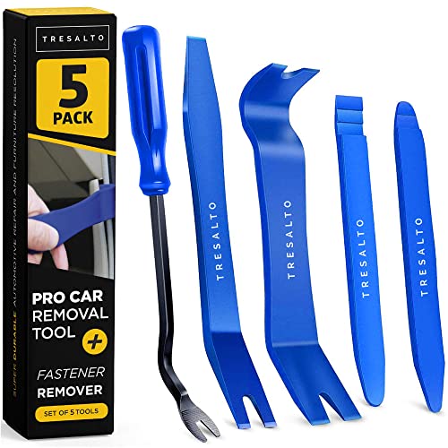 Tresalto Auto Trim Removal Tool Set (No Scratch Plastic Pry Tool Kit) Auto Trim Tool Kit Car Tools Tresalto Auto Trim Removal Tool Set (No Scratch Plastic Pry Tool Kit) Auto Trim Tool Kit Car Tools