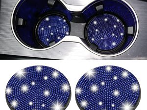 SINGARO Bling Cup Holder Coasters for Car